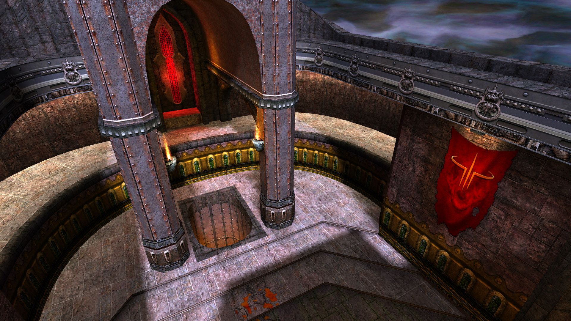 Quake team arena. Квейк 3 Арена. Квейк три Касабланка. Quake III Team Arena. Квейк замок.